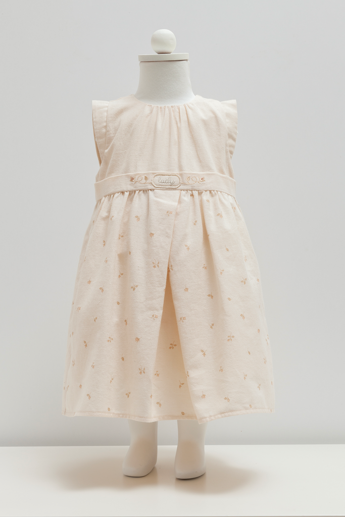[ELB2432.BEJ.74-80] فستان - Mini Lady - Bej (9-12 Months)