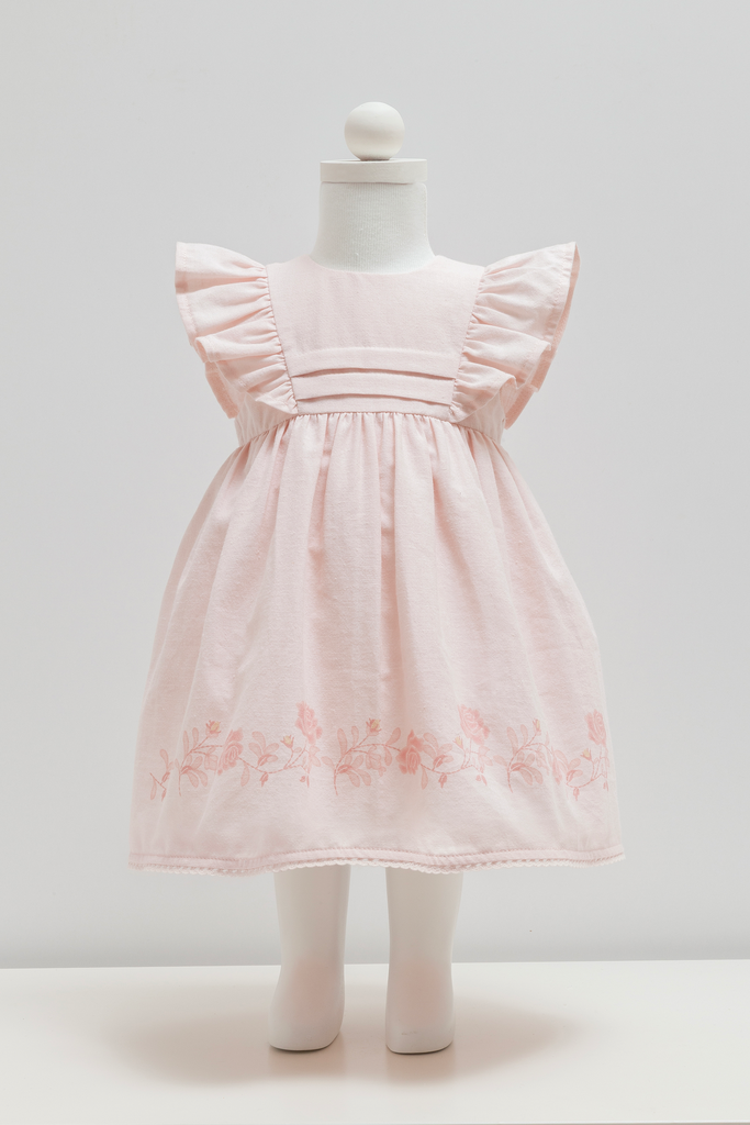 [ELB2431.PEMBE.80-86] فستان - Mini Lady 2 - Pink (12-18 Months)