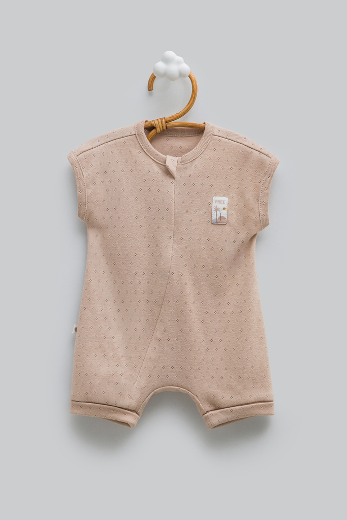 [TE2379.KAHVE.50-56] أفرهول Hello baby-KAHVE (0-1 Months)