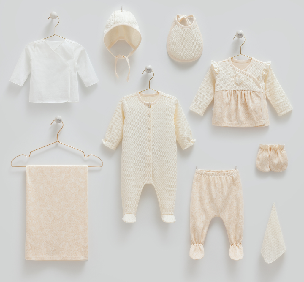 طقم استقبال 10 قطع - 0-3 أشهر BEJ