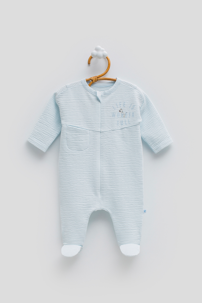 [TE2356-MAVI] أفرهول Jungle friends-MAVI (0-1 Months)