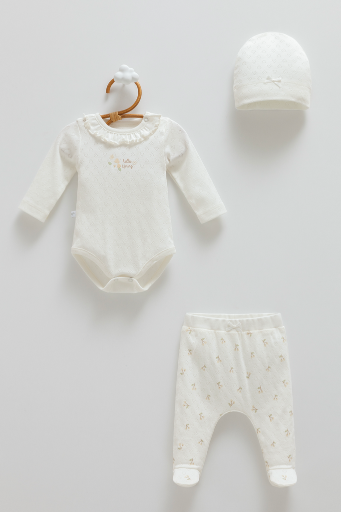 طقم 3 قطع- All Time - ECRU