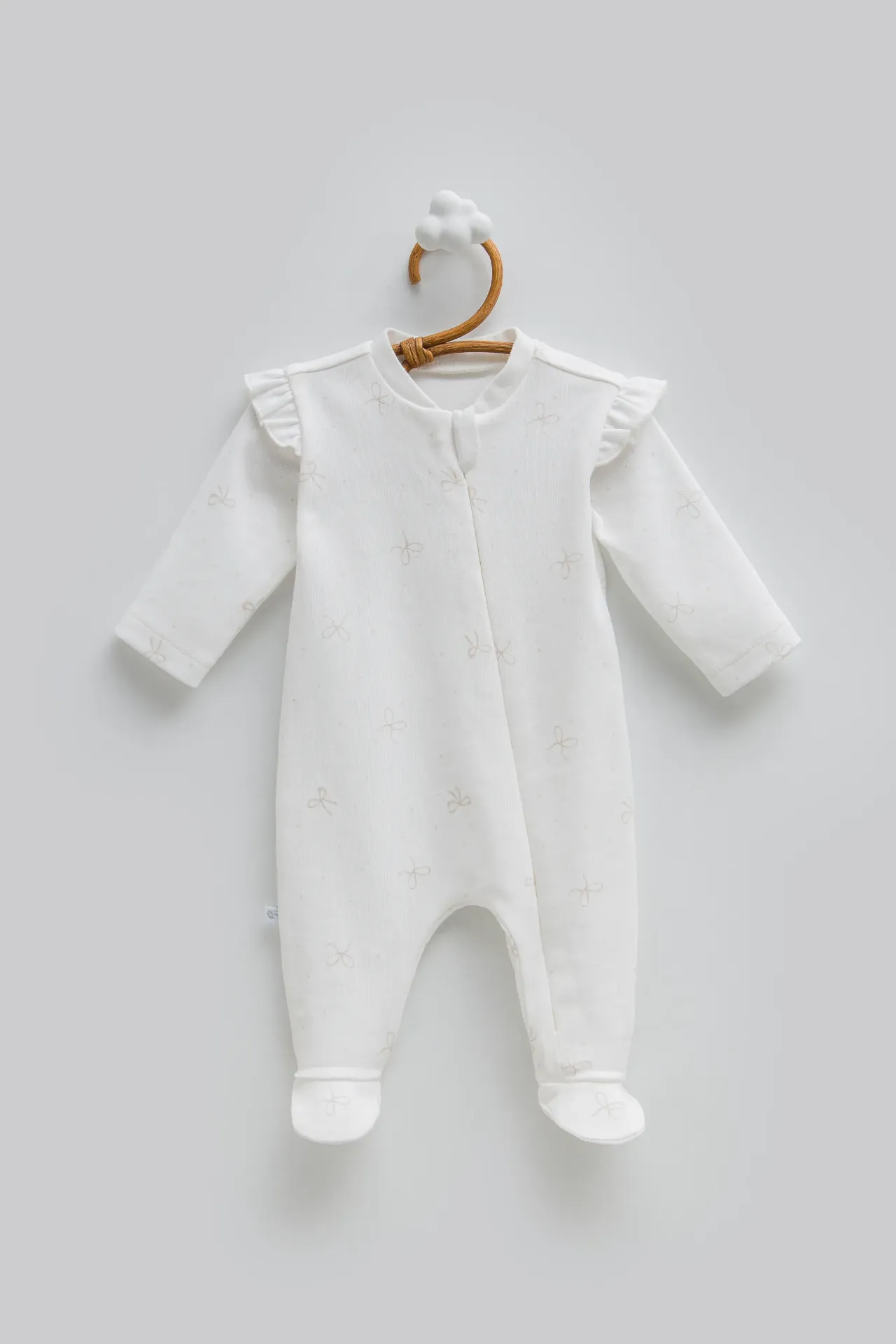 [TK2252.EKRU.50-56] أفرهول-Love Time - EKRU (0-1 Months)