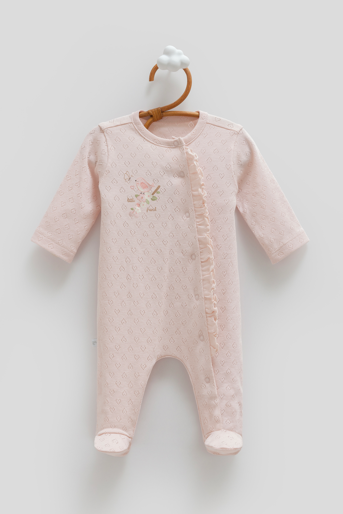[TK1525 PINK] أفرهول بيبي All Time - PINK (0-1 Months)