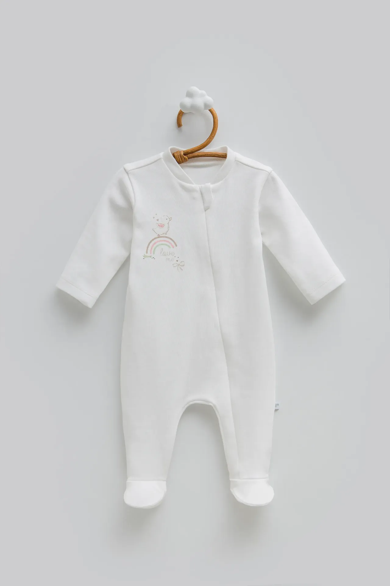 [TK2253.EKRU.50-56] أفرهول-Love Time 2- EKRU (0-1 Months)