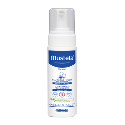 شامبو موستيلا الرغوي للأطفال حديثي الولادة | قشرة الرأس- Mustela