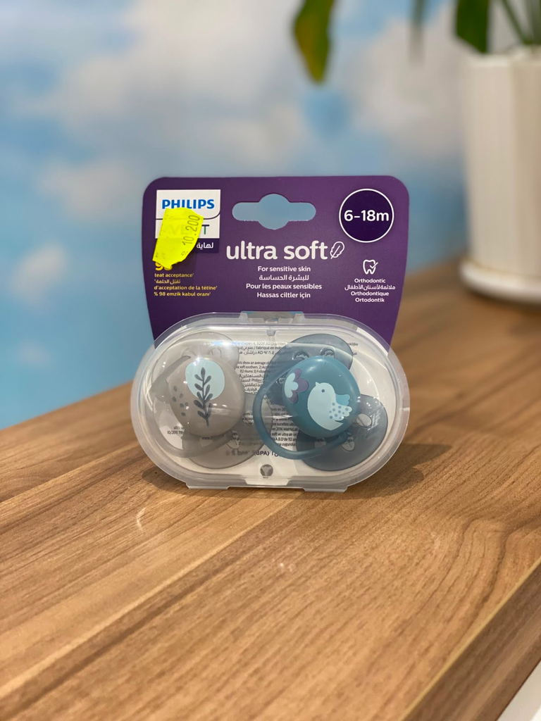 Philips Avent SOOTHER SOFT 6-18M B DC15 X2