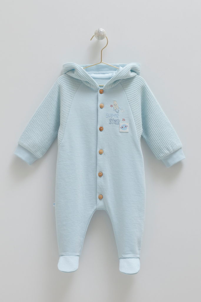 [TE1983-Blue] أفرهول بيبي-ازرق (3-6 Months)